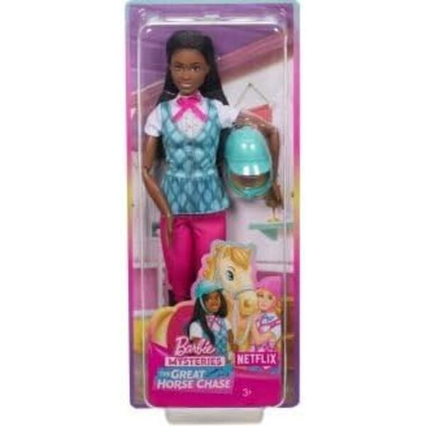 Cofanetto Barbies Cavalière con Accessori per Gioco Equitazione Realistico 3+