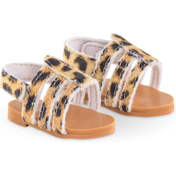 Leopardensandalen für Puppe Ma Corolle 36 cm | Perfektes Sommeraccessoire