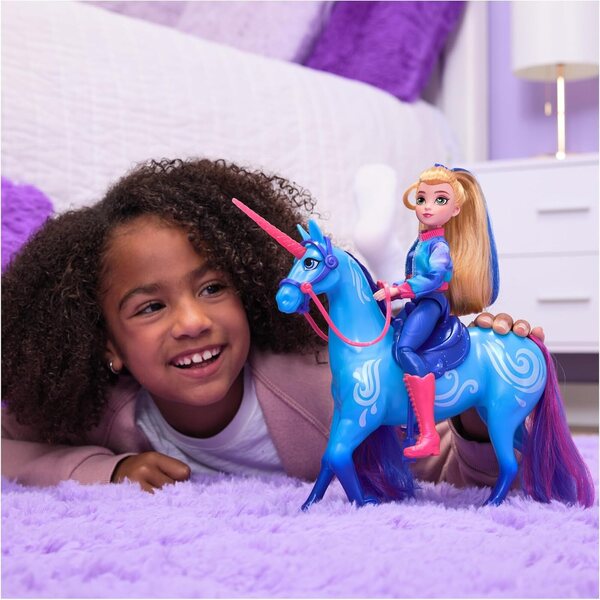 Isabel Unicorn Academy 24,1 cm große Maskenpuppe mit 11 Accessoires für die Kleinen