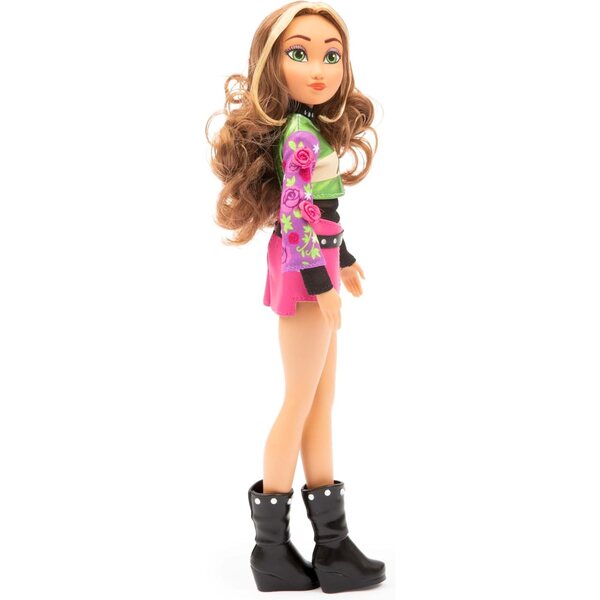 Winx Club Flora Beauty Pop-pop met concertoutfit en glittergel voor meisjes 4+