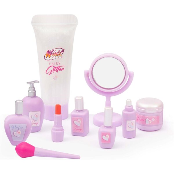Winx Club Flora Beauty Pop-pop met concertoutfit en glittergel voor meisjes 4+