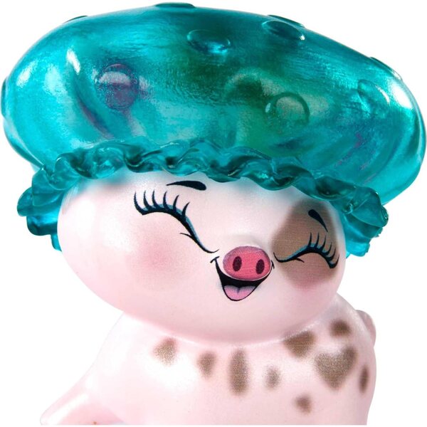 Enchantimals Heure du Bain Box-Set mit Petya Truie und Zubehör, Kinderspiel