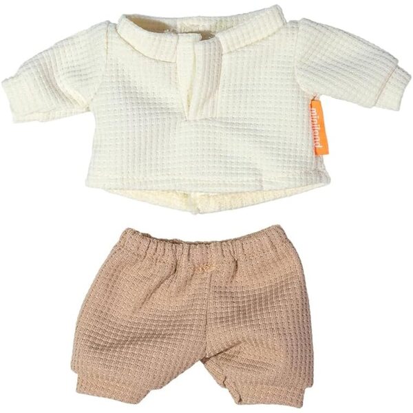 Abbigliamento per bambole 21 cm Miniland - Salopette e T-Shirt comodi e resistenti