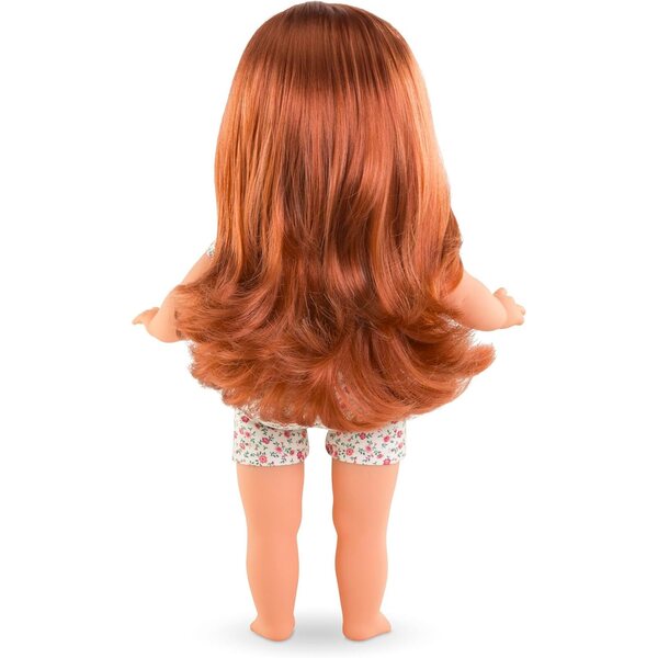 Corolle Ma Prune Fleurs 36 cm – Weiche Puppe mit roten Haaren und Vanilleduft
