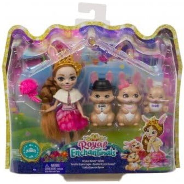 Brystal Lapin Royal Family: Spielset mit Prinzessinnenpuppe und Tierfiguren 15 cm
