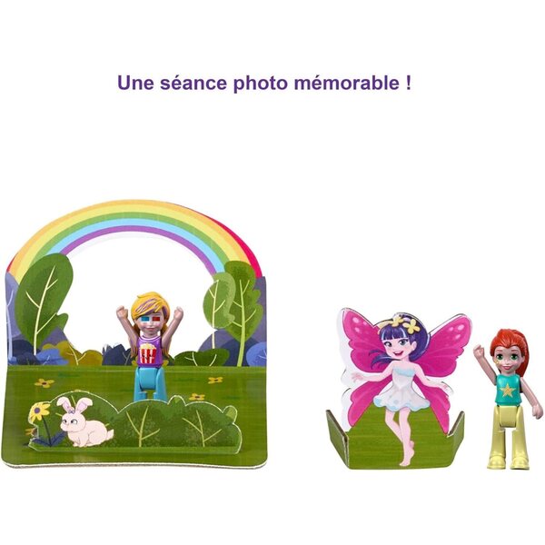 Polly Pocket Popcorn Surprises Box-Set mit Mini-Kino und kreativem Zubehör 2021