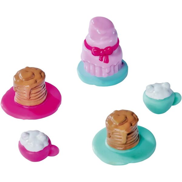 Evi Love Cake Time: Puppe mit Stofftier, Tisch, Stuhl und Teezubehör für Kinder