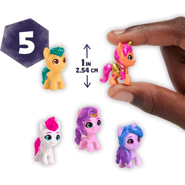 My Little Pony Magic-Van Mini Monde Magique: Kreativer Campingwagen mit 5 Mini-Ponys