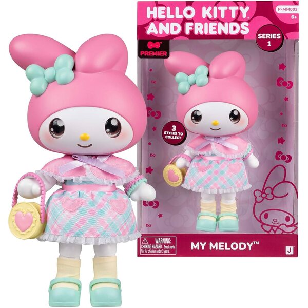 Hello Kitty My Melody Premier – 20 cm große bewegliche Puppe mit abnehmbarem Zubehör