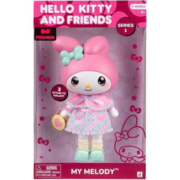 Hello Kitty My Melody Premier – 20 cm große bewegliche Puppe mit abnehmbarem Zubehör