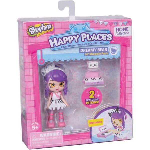 Happy Places Shopkins Serie 1–6: Lil'Shoppies Puppen mit exklusiven Petkins