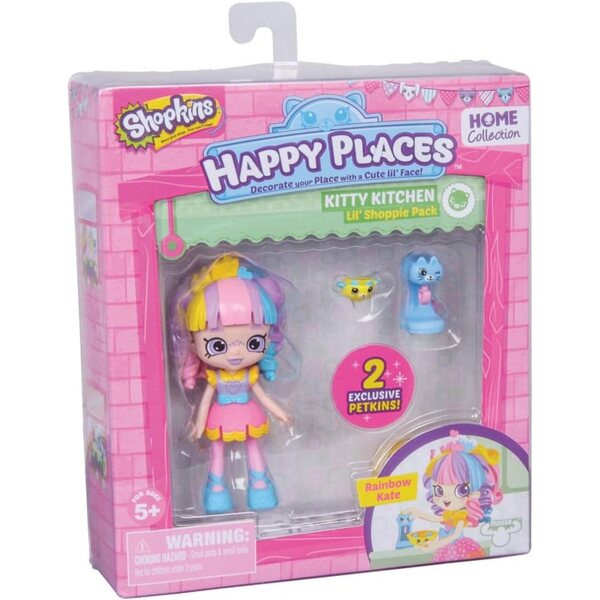 Happy Places Shopkins Serie 1–6: Lil'Shoppies Puppen mit exklusiven Petkins