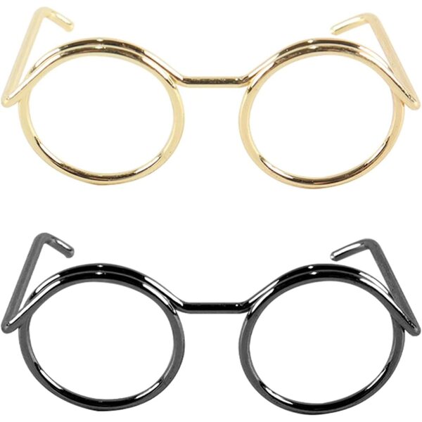 Set 6 Mini Occhiali in Metallo per Bambole, Accessori Fashion e Regalo Ideale