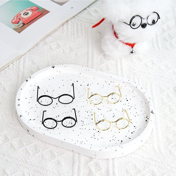 Set 6 Mini Occhiali in Metallo per Bambole, Accessori Fashion e Regalo Ideale