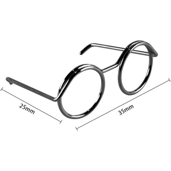 Set 6 Mini Occhiali in Metallo per Bambole, Accessori Fashion e Regalo Ideale