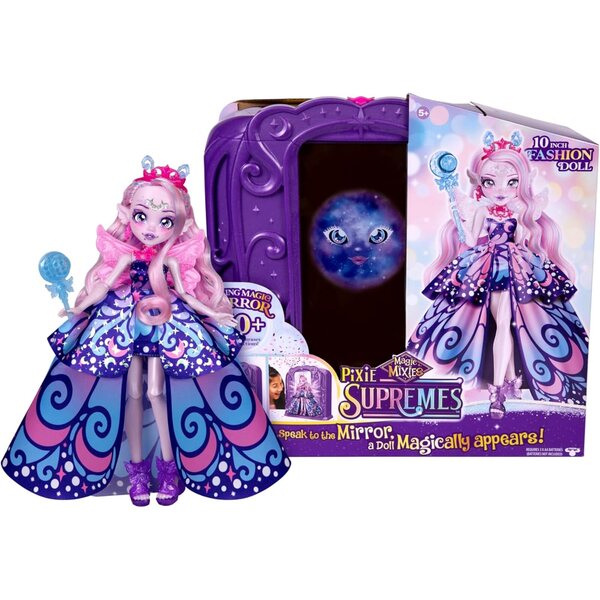 Magic Mixies Pixie Suprême Luna mit Zauberspiegel und Modeaccessoires 26,7 cm