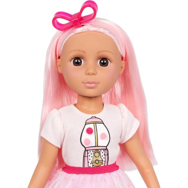 Glitter Girls Tenuta Rosa e Bianca per Bambole 36 cm - Look Dolce e Brillante