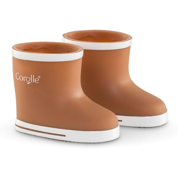 Braune Regenstiefel für Corolle 36 cm Puppe, Spielzubehör ab 2 Jahren