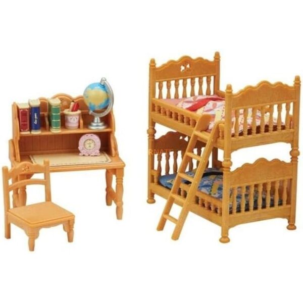 Sylvanian Families 5338 – Kinderzimmer mit Betten und Zubehör für Puppen