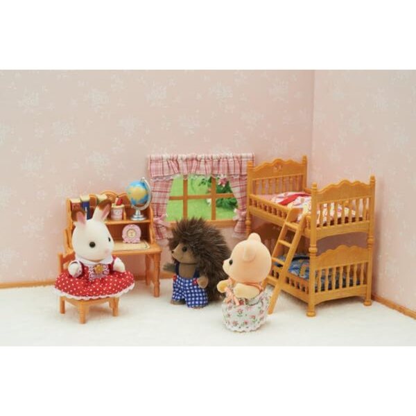 Sylvanian Families 5338 – Kinderzimmer mit Betten und Zubehör für Puppen