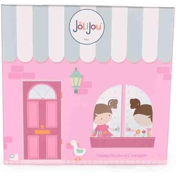 JOLIJOU Émilie – Anziehpuppe mit 3 kompletten Outfits für Kinder ab 12 Monaten