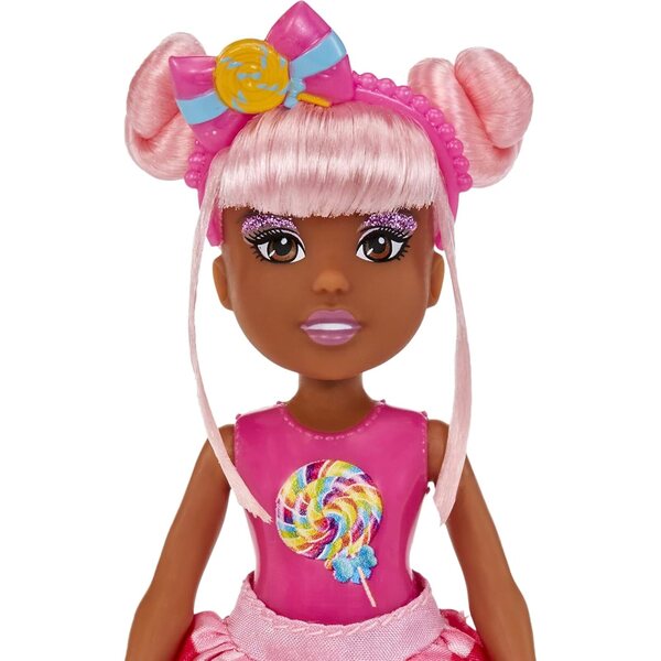 MGA Dream Bella Jaylen 14 cm große Prinzessinnenpuppe mit rosa Haaren und Süßigkeitenduft
