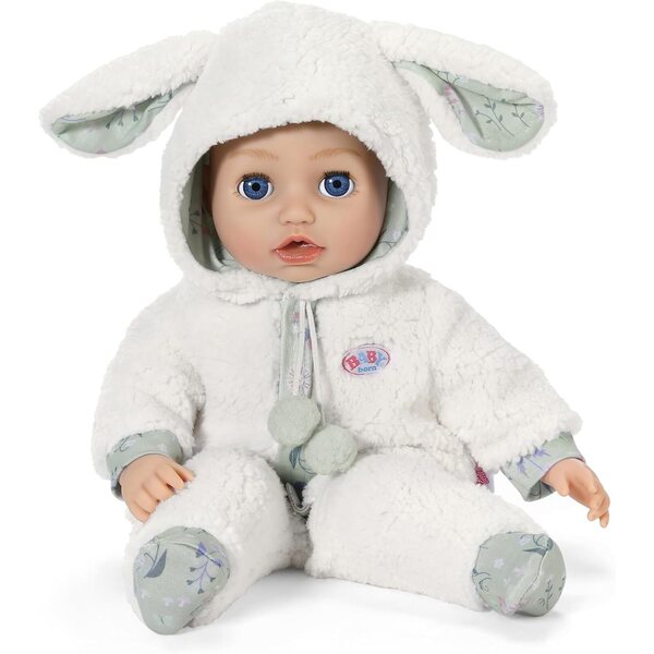 BABY born Mouton Outfit mit Kleid, Hose und Kapuze für 43 cm Puppen