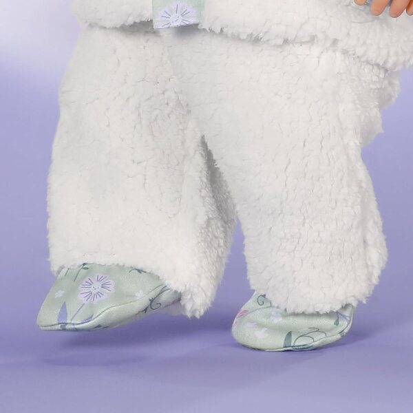 BABY born Mouton Outfit mit Kleid, Hose und Kapuze für 43 cm Puppen