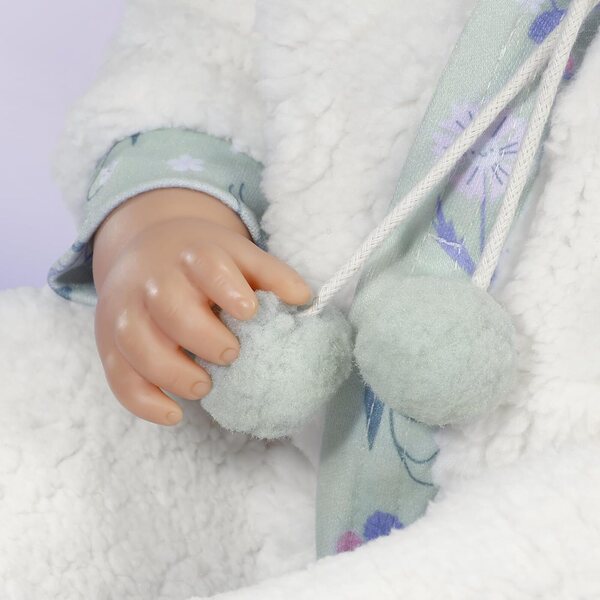 BABY born Mouton Outfit mit Kleid, Hose und Kapuze für 43 cm Puppen