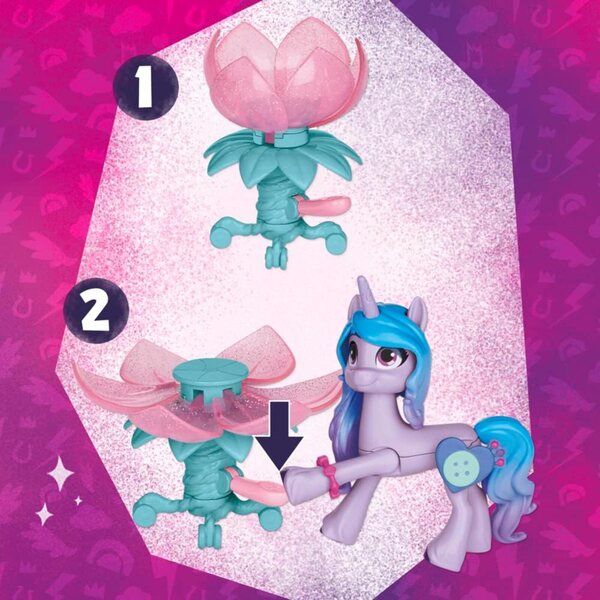 Hasbro My Little Pony Izzy Moonbow con 20 Accessori per L'Ora del Tè, da 3 Anni