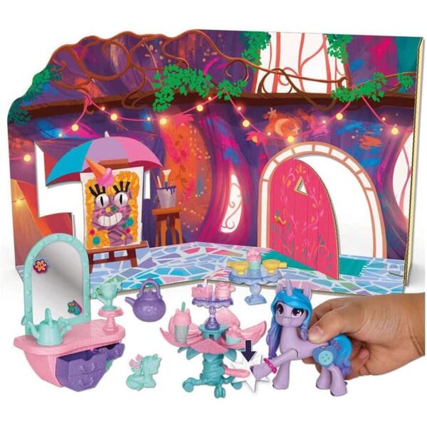 Hasbro My Little Pony Izzy Moonbow con 20 Accessori per L'Ora del Tè, da 3 Anni