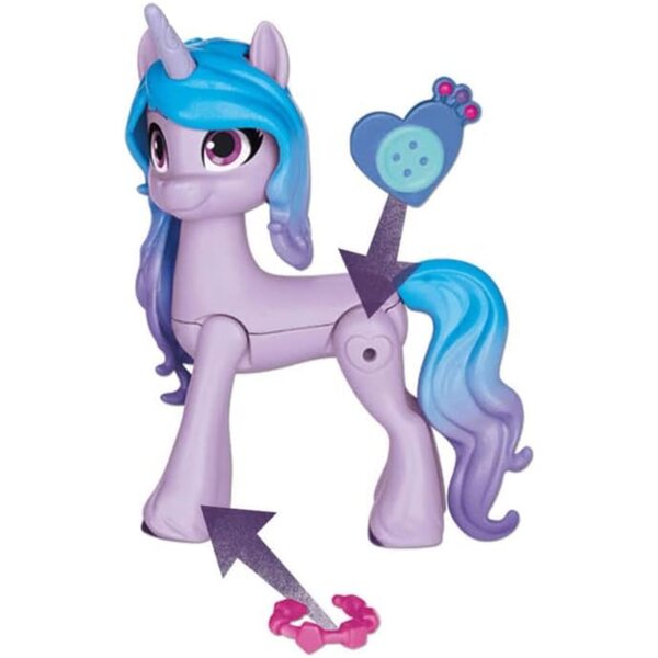 Hasbro My Little Pony Izzy Moonbow con 20 Accessori per L'Ora del Tè, da 3 Anni