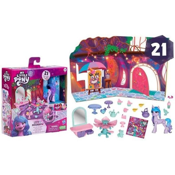 Hasbro My Little Pony Izzy Moonbow con 20 Accessori per L'Ora del Tè, da 3 Anni