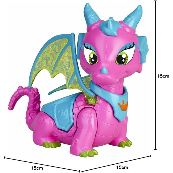 Pinypon Queen mit fliegendem Drachen und Zauberstab, Kreativspiel für Mädchen ab 4 Jahren