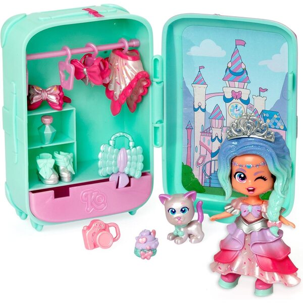 KOOKYLOOS Sweet Wishes: Modepuppen-Set mit Koffer, Accessoires und Tieren