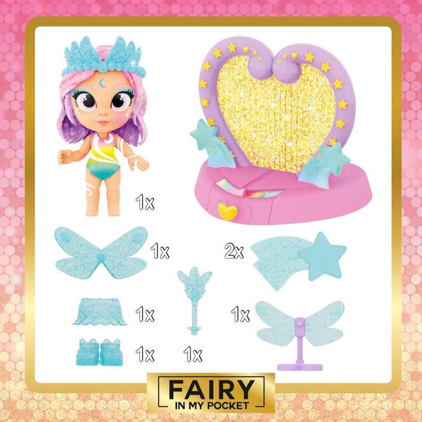 Craze Fairy in My Pocket Kit Magic Catwalk mit Fee und Zubehör – Spiele für Kinder