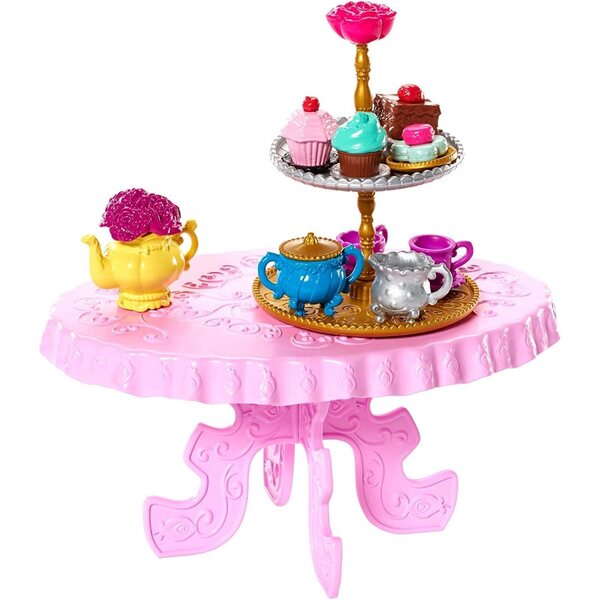 Enchantimals Mrs. Peacock Tea Room Minipuppe mit Tierzubehör