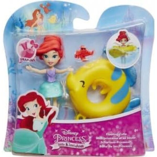Mini-Prinzessin Ariel-Set mit Strandzubehör – Die kleine Meerjungfrau 8 cm
