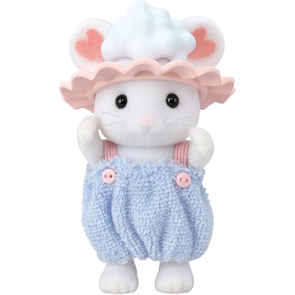 Sylvanian Families – Souris Marshmallow Brothers Badezimmer-Set mit Miniatur-Accessoires