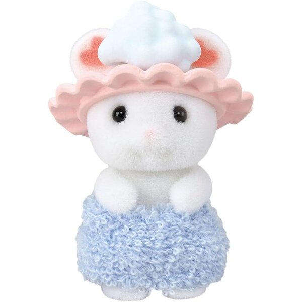 Sylvanian Families – Souris Marshmallow Brothers Badezimmer-Set mit Miniatur-Accessoires