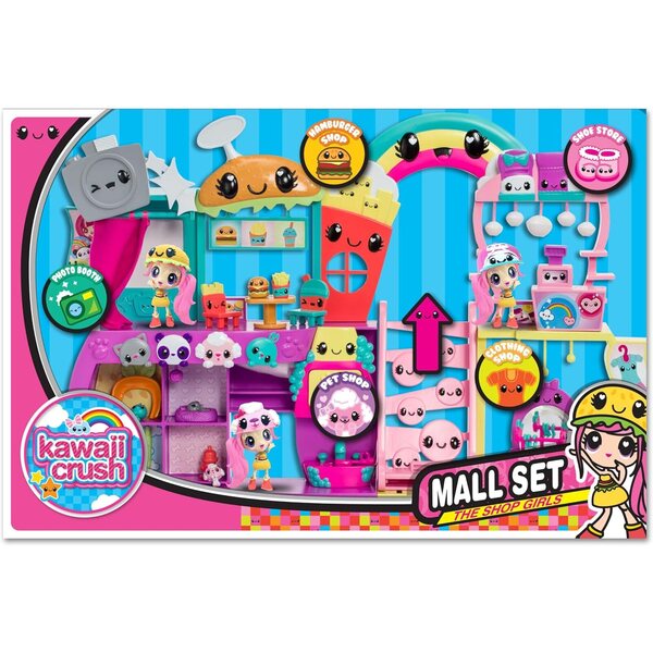 Kawaii Crush – exklusive Puppen mit über 30 Accessoires und Einkaufszentrum-Spielen