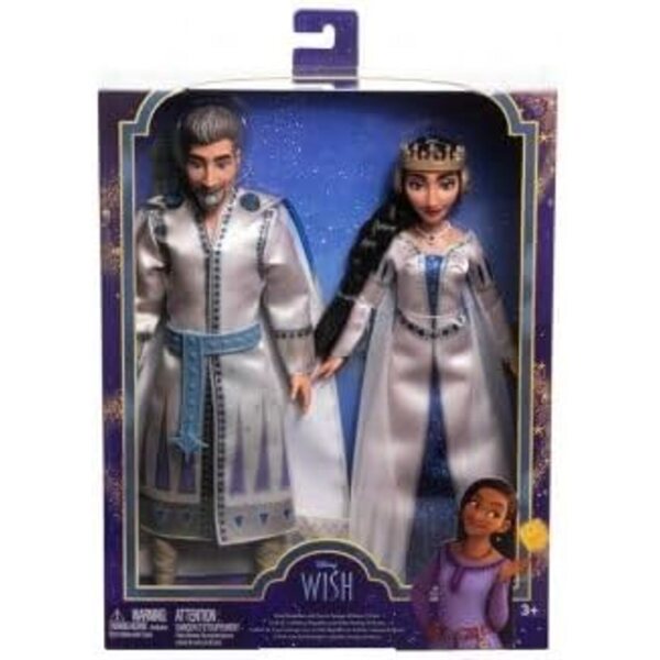 Boxset mit 2 Roi Magnifico und Reine Amaya Puppen von Wish mit abnehmbarem Zubehör