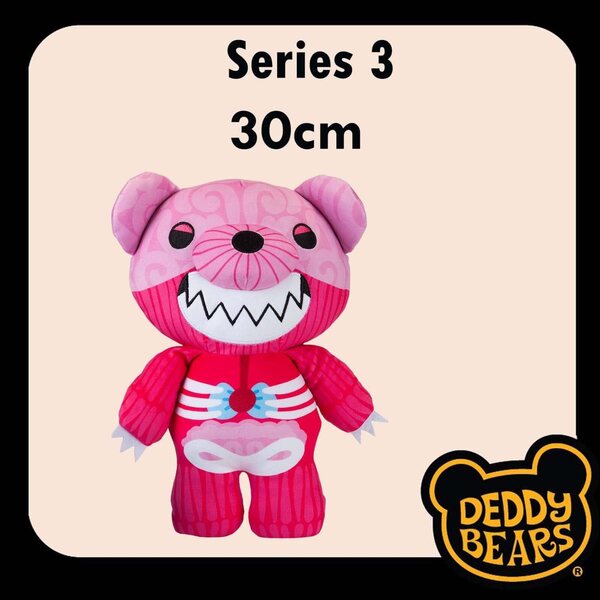 Deddybears Serie 3 – 30 cm großer Bär mit Sarg und einzigartiger Sterbeurkunde