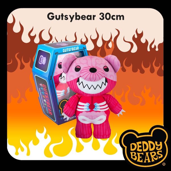 Deddybears Serie 3 – 30 cm großer Bär mit Sarg und einzigartiger Sterbeurkunde