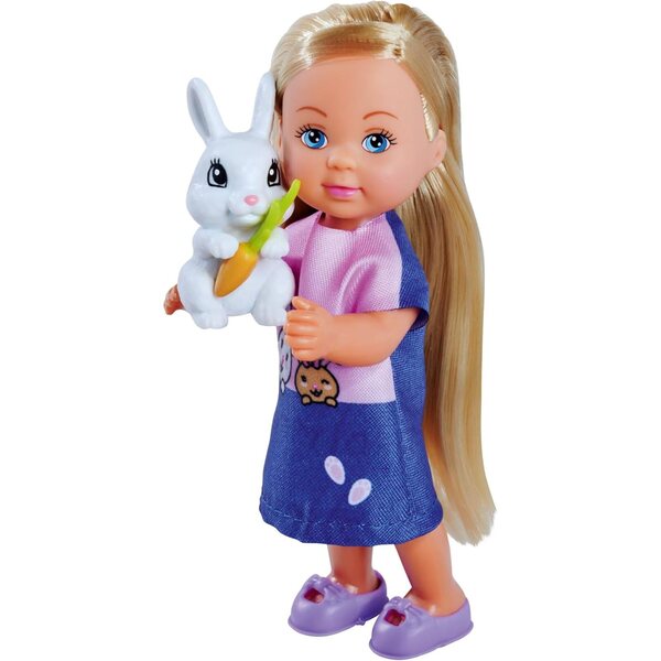 Simba Steffi Love mit Evi Love, 2 Lapini und Zubehör, für Kinder ab 3 Jahren
