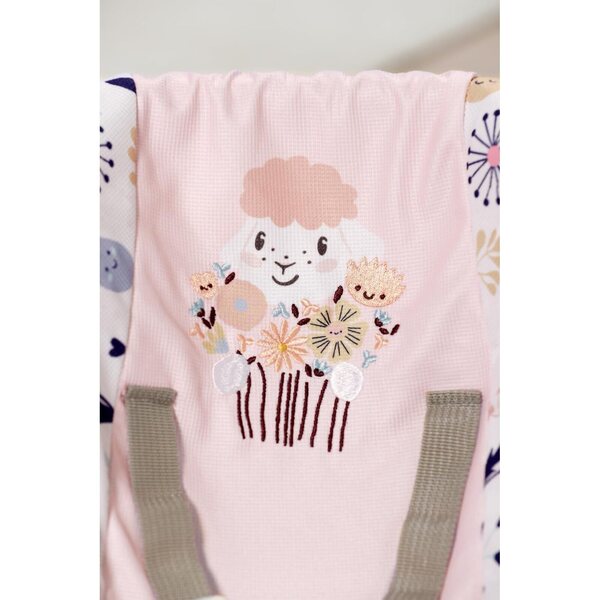BABY born Autositz für Puppen 36–43 cm mit verstellbarem Griff und 3-Punkt-Gurt