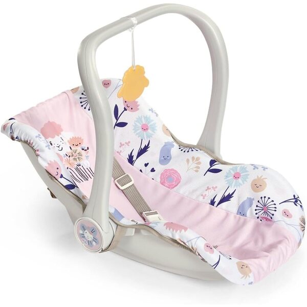 BABY born Autositz für Puppen 36–43 cm mit verstellbarem Griff und 3-Punkt-Gurt