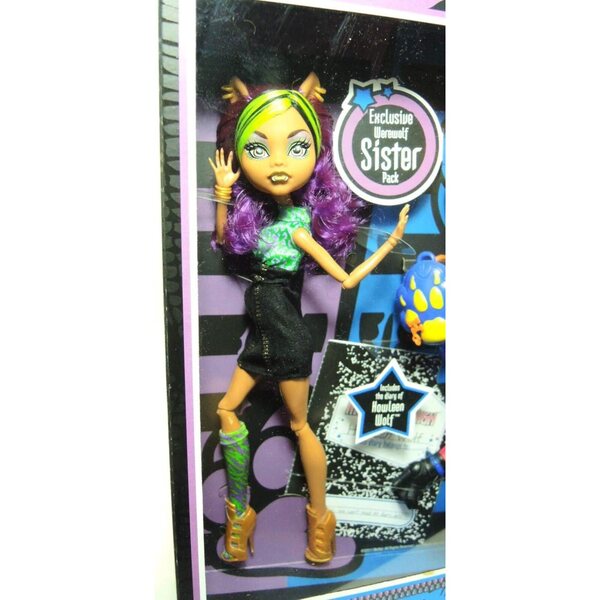 Monster High Esclusive 2-Pack Sorelle Licantrope: Clawdeen & Howleen Wolf