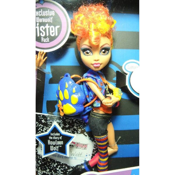 Monster High Esclusive 2-Pack Sorelle Licantrope: Clawdeen & Howleen Wolf