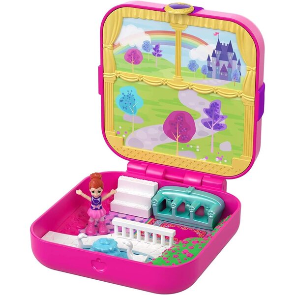 Polly Pocket Lilas Traumschloss mit Minifigur und 3 Überraschungen – Spiel 2019